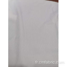 Tissu de côtes en polyester tricoté 2x2